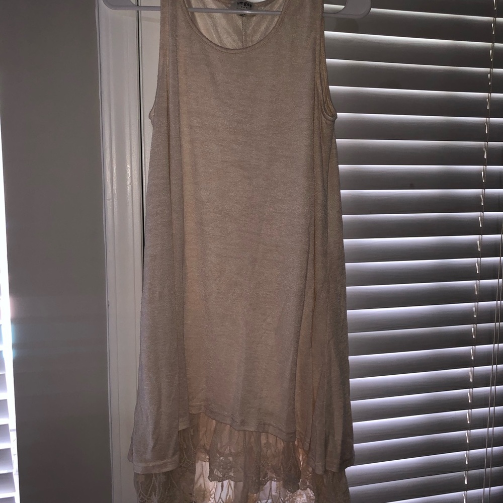 Cream flowy dress